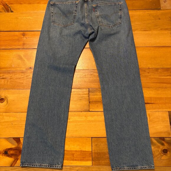 Levi's 501's Relaxed Fit Men's Jeans 34x32 - Picture 4 of 4